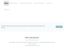 Tablet Screenshot of bluesfence.com